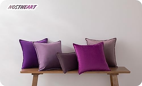 Decorative Velvet Throw Pillow Covers 12x20 Inch Set of 4 N9990