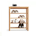 Hallway Storage Bench Shoe Bench Wooden Shoe Rack Home Multi-layer Storage Rack Living Room Small Shelf Rack Door Simple Narrow Shoe Cabinet Hallway Storage Bench