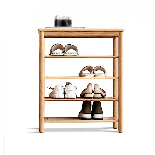 Hallway Storage Bench Shoe Bench Wooden Shoe Rack Home Multi-layer Storage Rack Living Room Small Shelf Rack Door Simple Narrow Shoe Cabinet Hallway Storage Bench