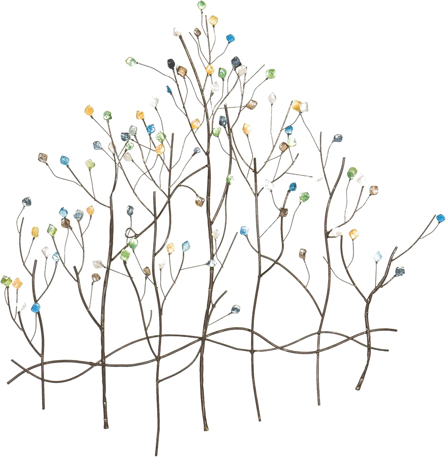Home Decorators Collection Gemstone Forest Wall Sculpture, 32.5" Hx32 W, Bronze