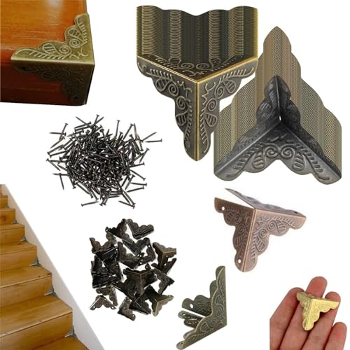 Antique Stair Dust Corners for Wooden Steps, 100 PCS R18800
