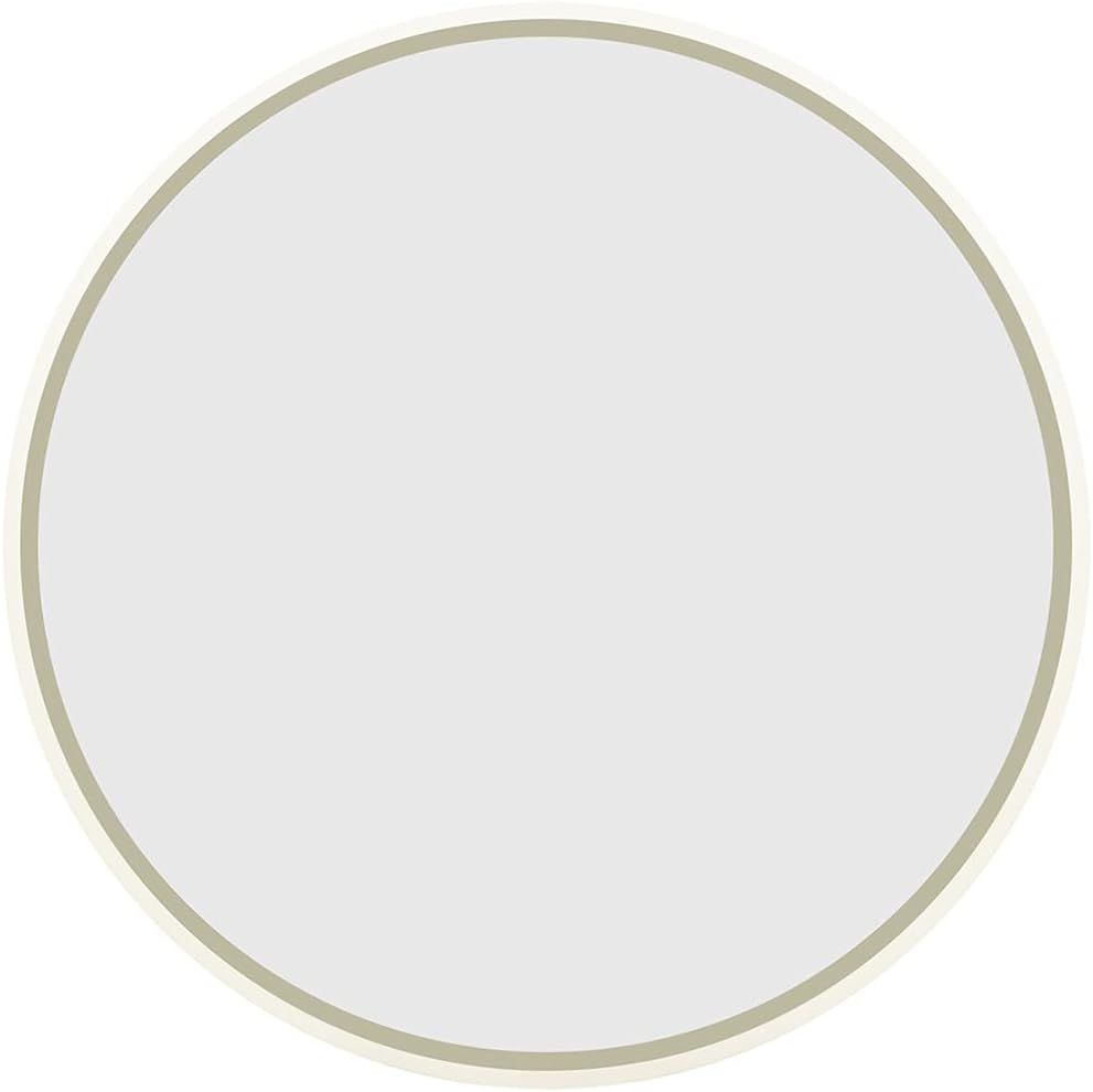 Jennifer Taylor Home JTH LUXE Wilson 35.5" Round Storage Coffee Table, White Lacquer Birchwood A9045