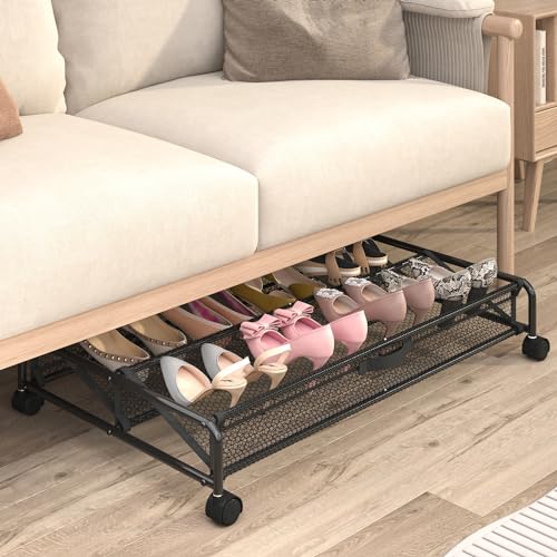 Under Bed Shoe Storage Organizer with Wheels I17211