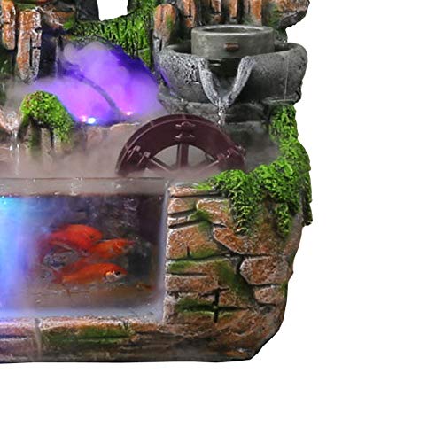 20" Bonsai Waterfall Fountain with LED Lights for Tabletop Y189973