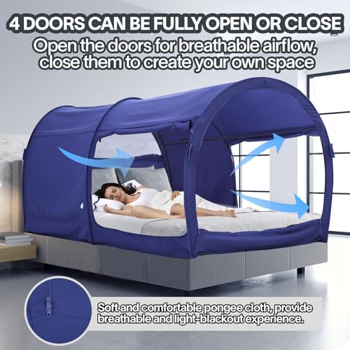 Bed Tent Pop Up Twin Size for Kids and Adult J1465