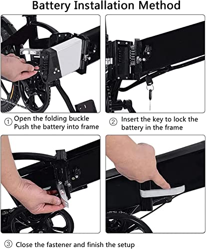 36V 8Ah-15Ah Folding Ebike Battery with Charger W427