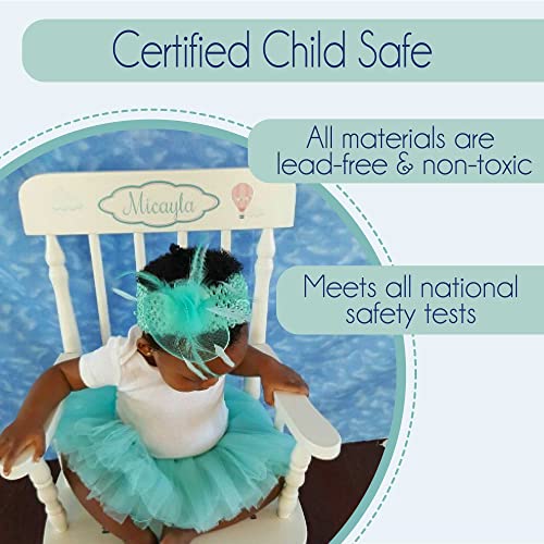Personalized Natural Childrens Rocking Chair S453