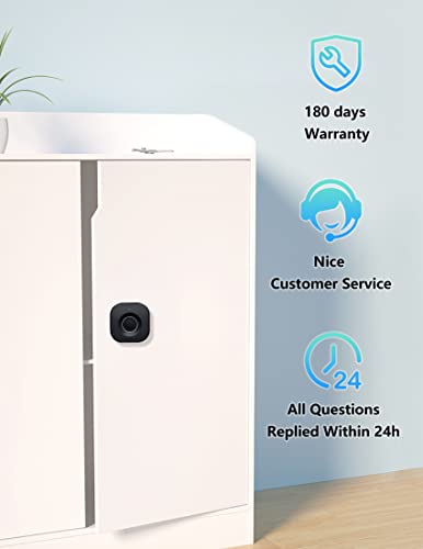 SUMNEW Fingerprint Cabinet Lock, Keyless Drawer Wardrobe Lock I47510