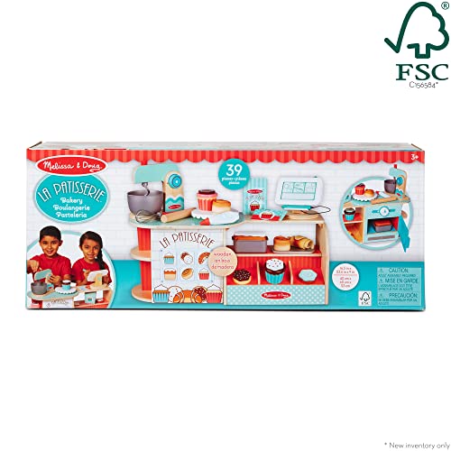 Melissa & Doug Wooden La Patisserie Bakery 39 Pieces X91201