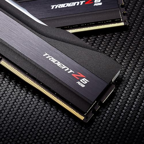 G.SKILL Trident Z5 RGB DDR5 RAM 64GB (2x32GB) 6000MT/s CL30 Desktop Memory - Matte Black T64453