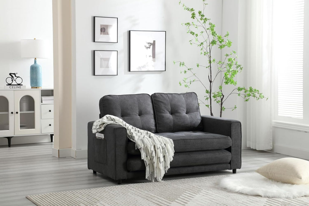 3 Fold Convertible Futon Sofa Bed Sleeper W3878
