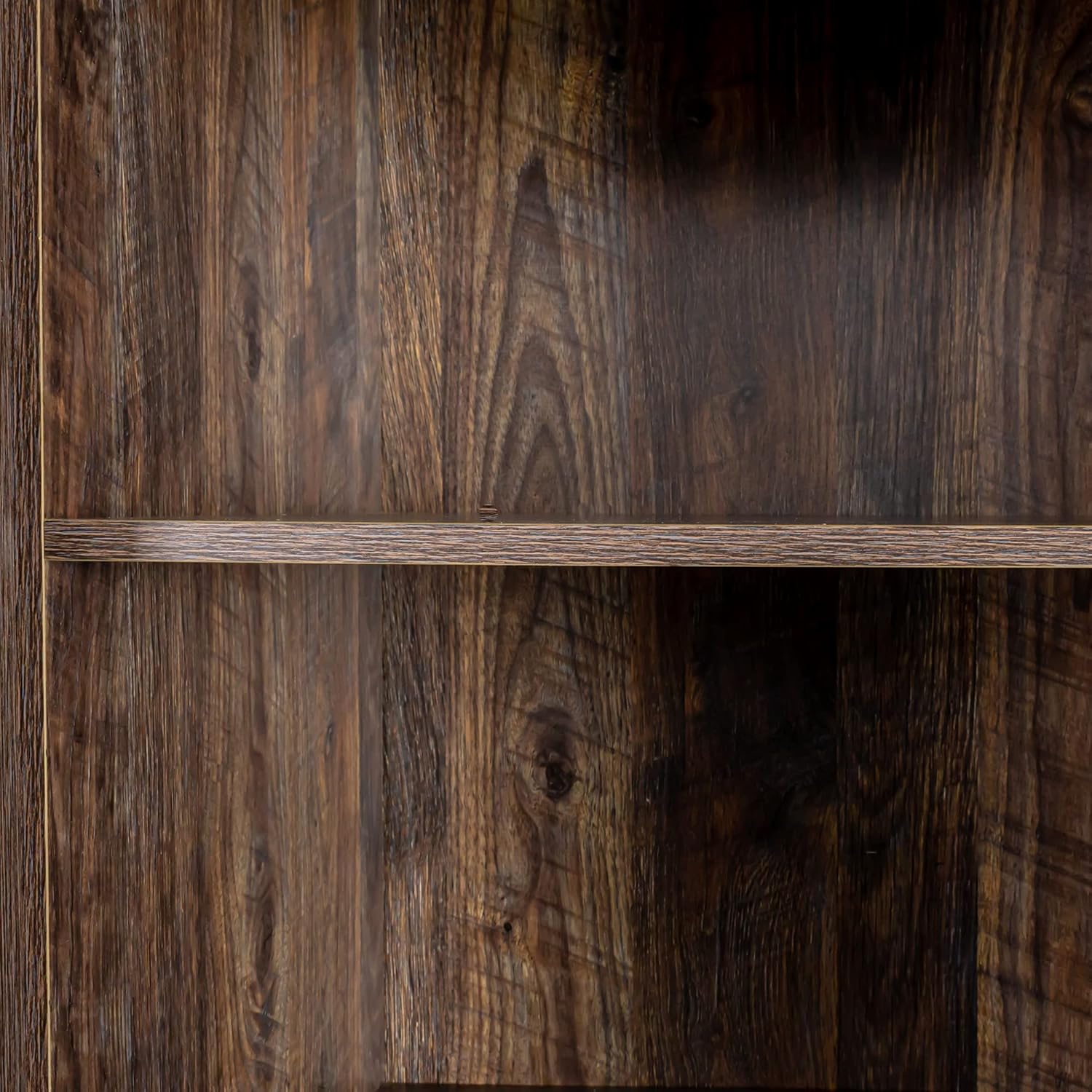 Tall Storage Cabinet Country Wood with Sliding Door U244789