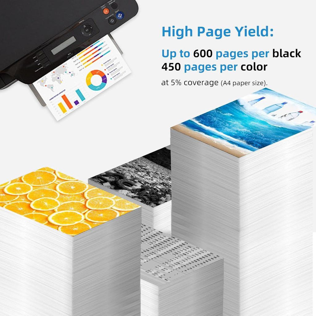 Remanufactured Ink Cartridge Replacement for HP 64XL Tri-Color 2-Pack B119338
