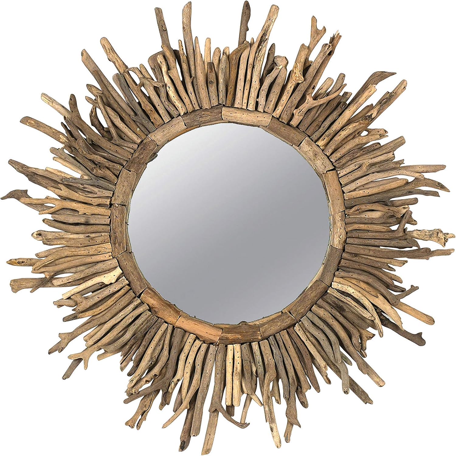 Creative Co-Op Driftwood Sunburst Mirror K197909