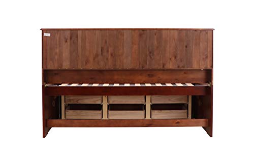 Discovery World Furniture Twin Bookcase Day Bed with 6 Drawers K93871