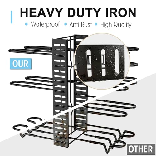 Pots and Pans Organizer Rack for Cabinet, 8-Tier Adjustable Heavy-Duty Storage C72310