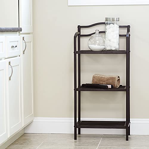 Household Essentials 3-Tier Metal Bathroom Storage Shelf, White L242