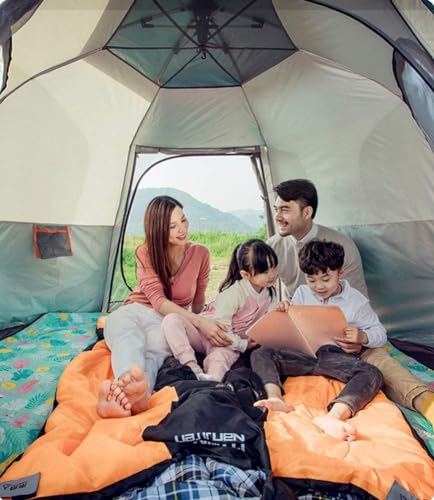 2-3-4 Person Pop Up Camping Tent Waterproof Double Layer X4608