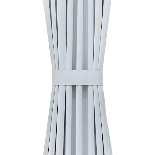 Patio Sliding Door Curtains for French Door, Blackout Drapes, 54W x 72L, Deep Red O100