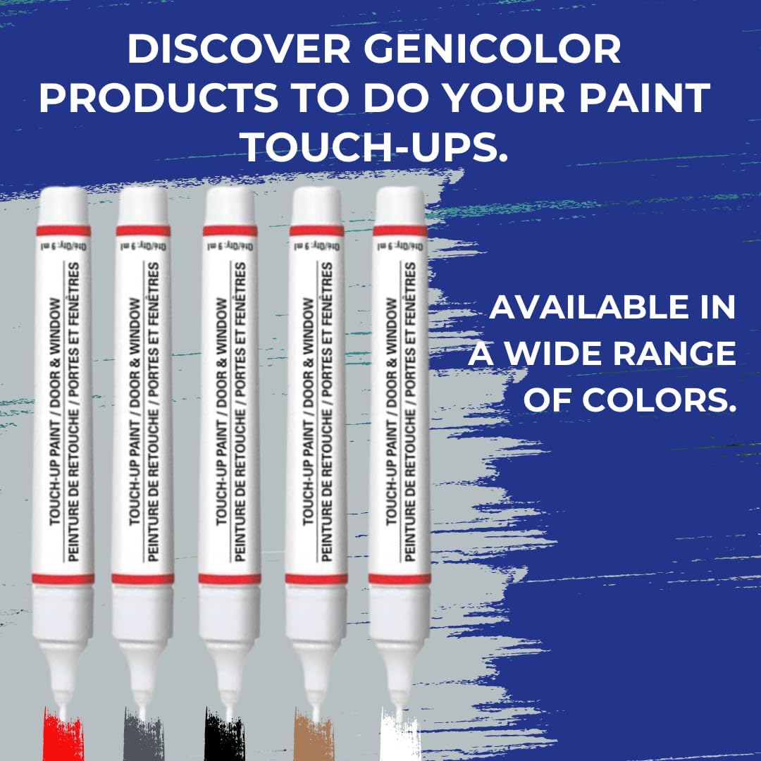 Touch-up Paint Pen White for PVC Metal Aluminum Doors Windows O2667