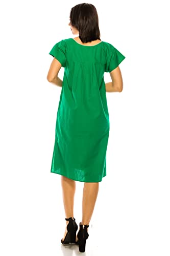 Women Embroidered Mexican Bohemian Long Dress M711515