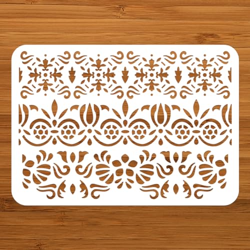 NBEADS Book PET Painting Stencil 11.69x8.27 Inch Reusable Craft Template O665941