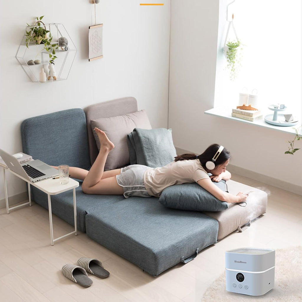 Small Room Air Purifier and Humidifier Combo for Home, White (WG-03) W836787