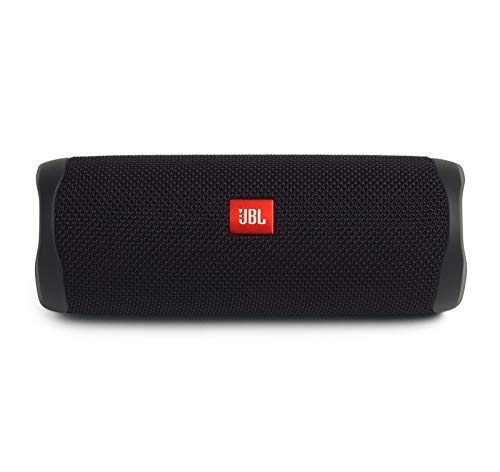 JBL Flip 5 Waterproof Portable Wireless Bluetooth Speaker with Protective Hardshell Case - Black M20350