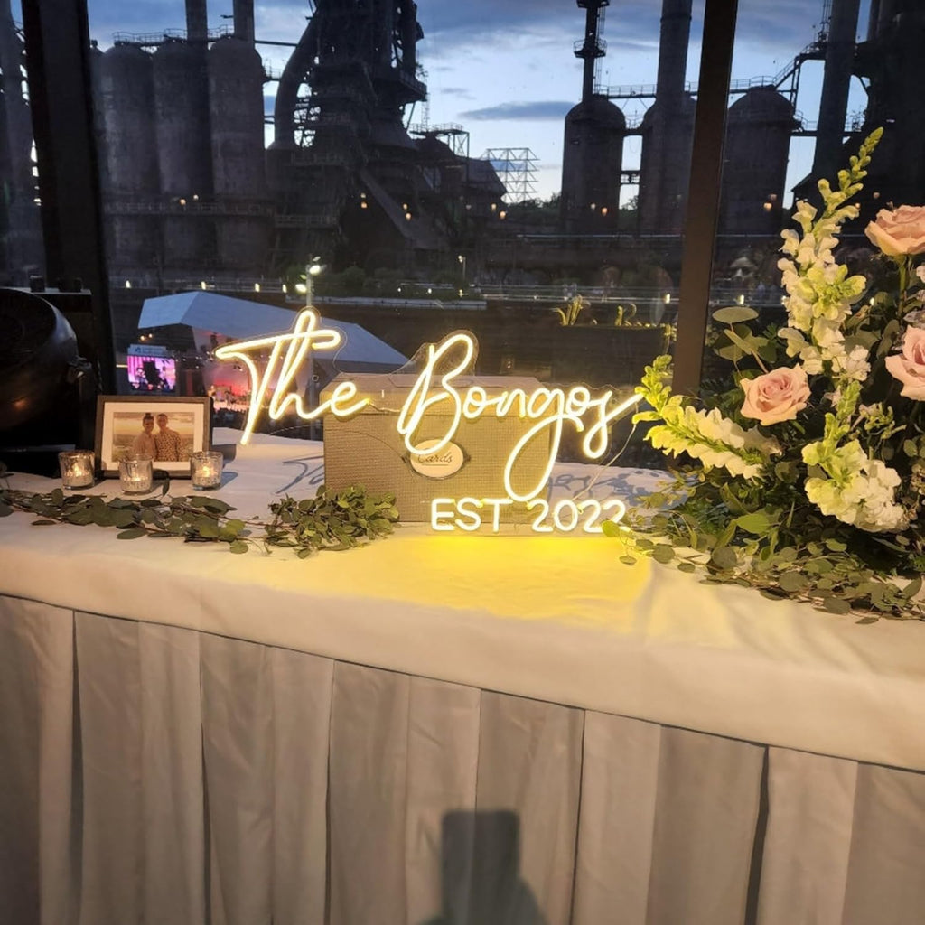 Custom Neon Signs Personalized LED Neon Lights for Name Wedding Studio Wall Decor I30581
