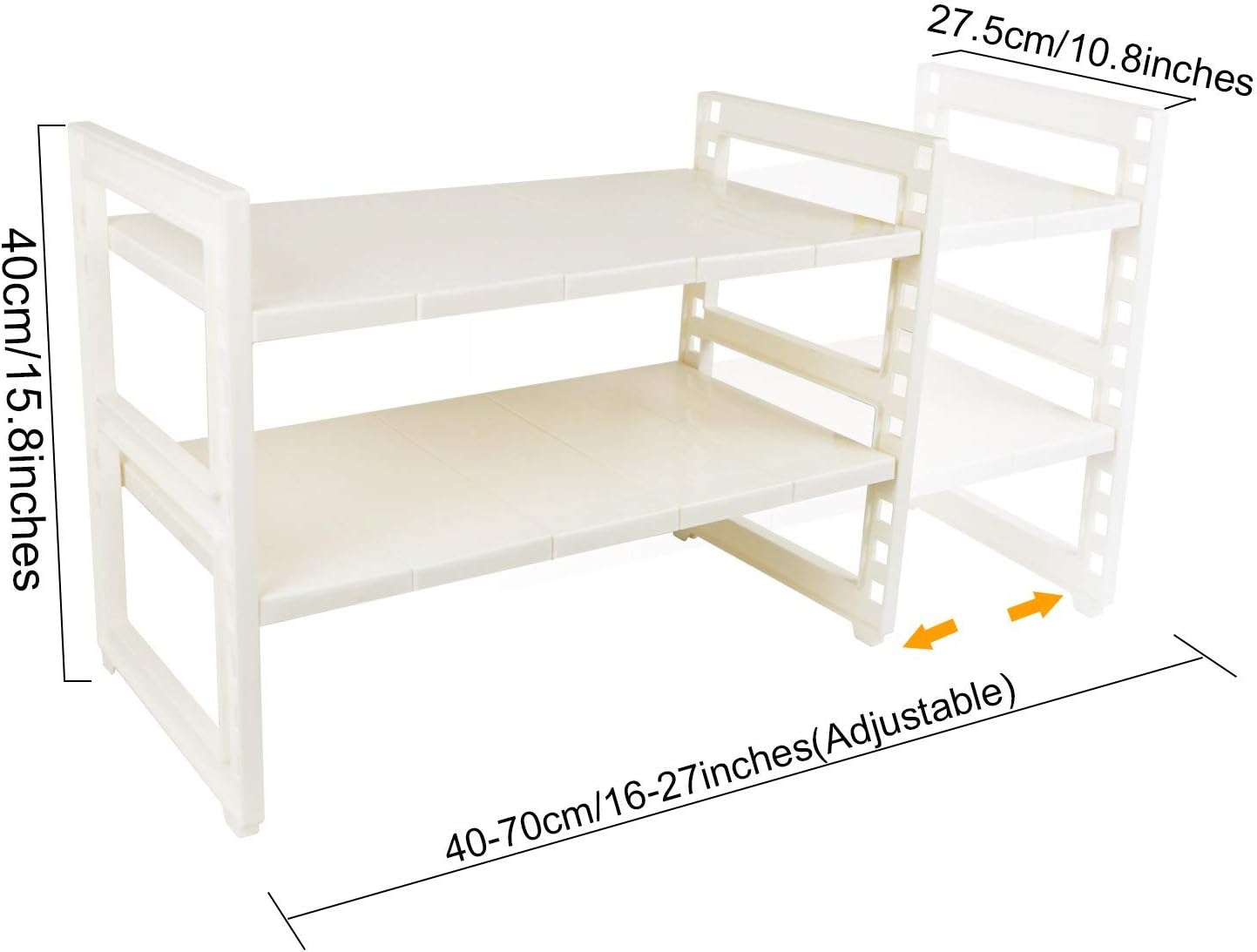 Expandable 2 Tier Under Sink Organizer for Kitchen and Bathroom P31787
