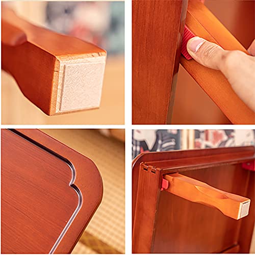 Folding Table Korean Tatami Dining Table Hand-Painted Wooden Low Table Z7865