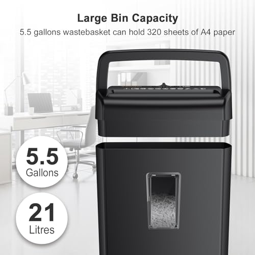 Bonsaii 10-Sheet Cross Cut Paper Shredder for Home Office, C209-D W907
