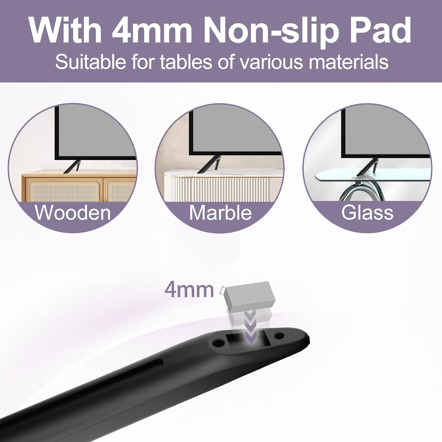 TV Legs Replacement Stand for Samsung TV with Remote Holder S209