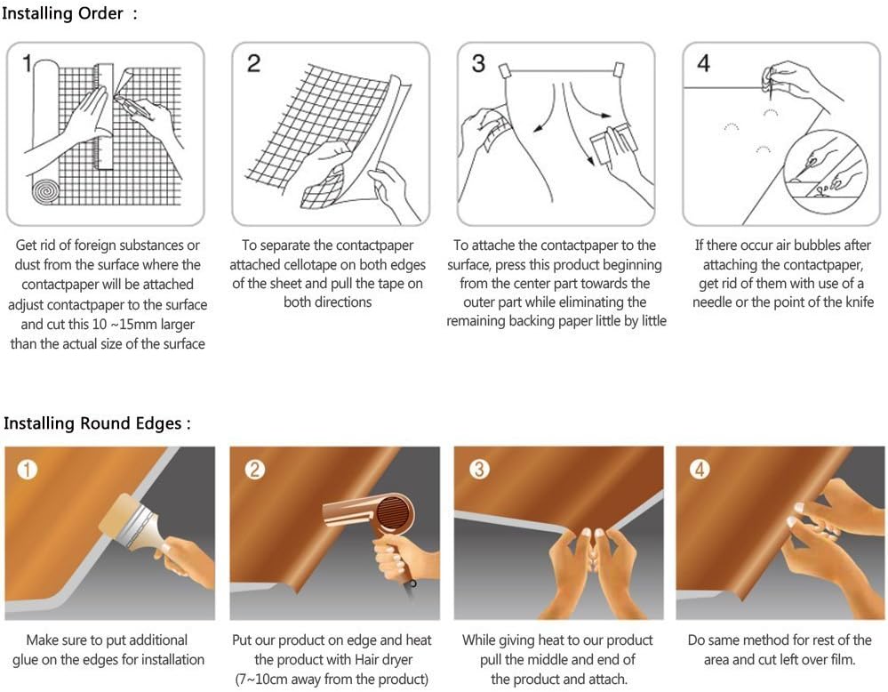 Country Rustic Flower Self-Adhesive Shelf Liner for Countertops Light Green P148