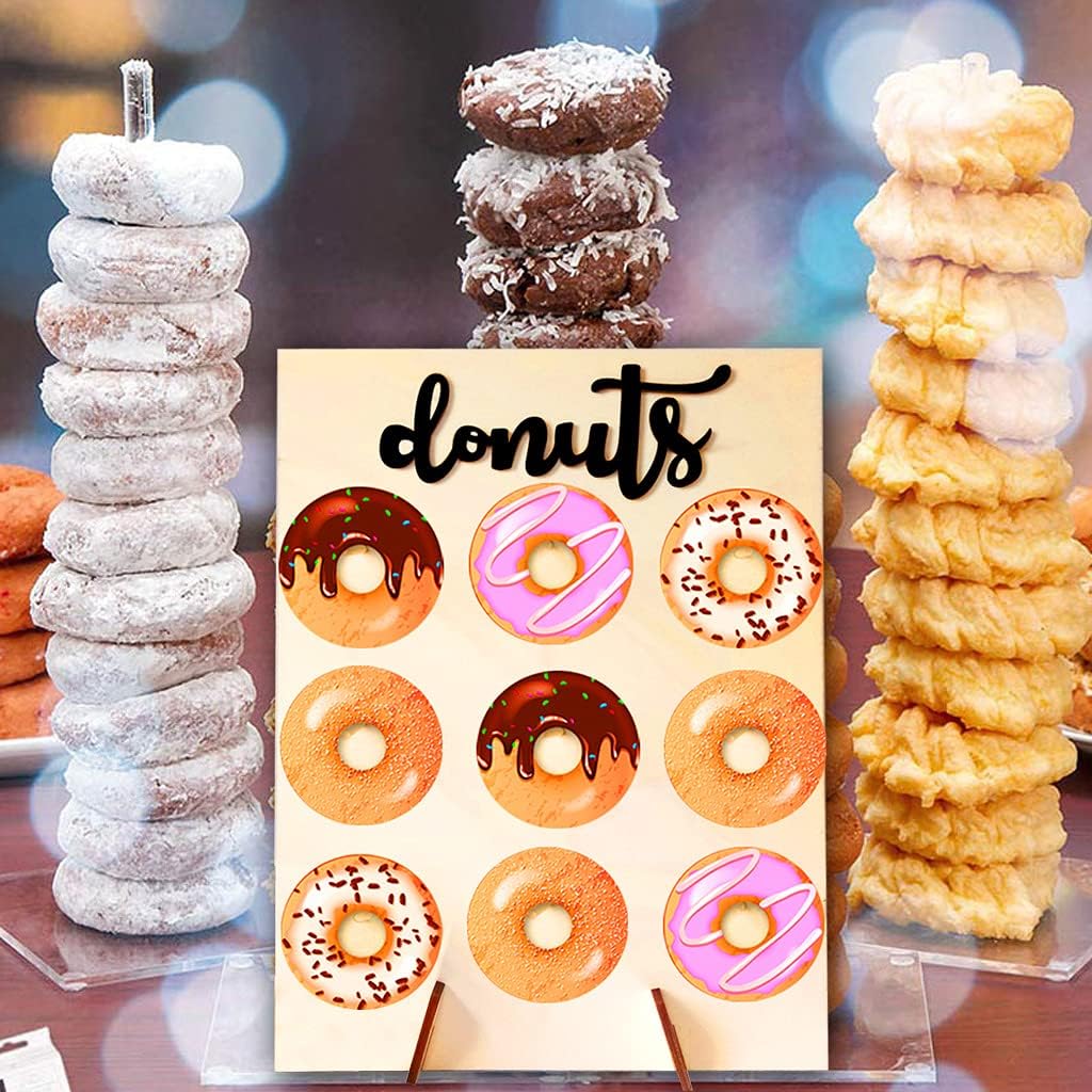 Wood Donut Display Stand for Wedding Party Decor F812