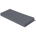 Outdoor Bench Cushions 59 x 18 Inch Thick Waterproof Porch Swing Cushions with Tie Patio Furniture Chair Cushion Bench Pad 5 Year Color Fastness Backyard Seat Pads Navy