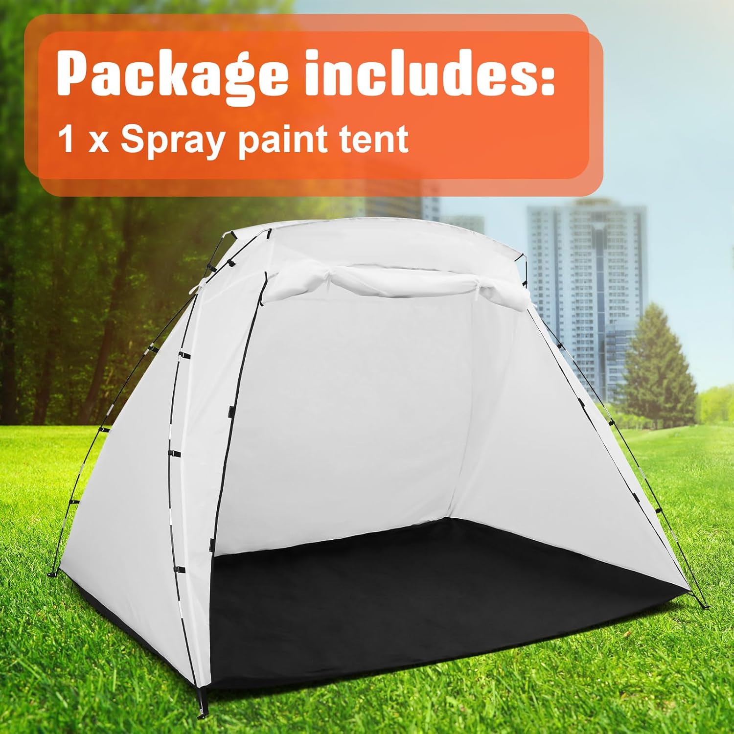 Windyun 8.5 x 6 x 5.5 ft Portable Paint Booth Spray Tent X367