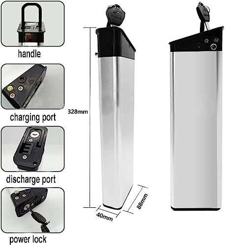 36V 10Ah Lithium Ion Folding Ebike Battery for 450W E-Bike X832