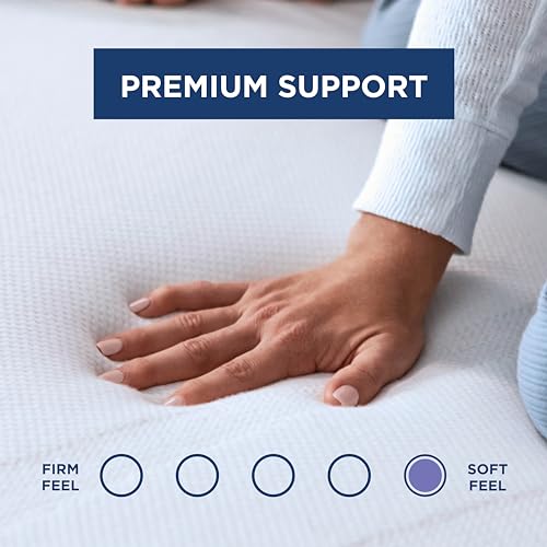 Tempur-Pedic TEMPUR-Adapt + Cooling 3-Inch King Mattress Topper, Medium, White Q602