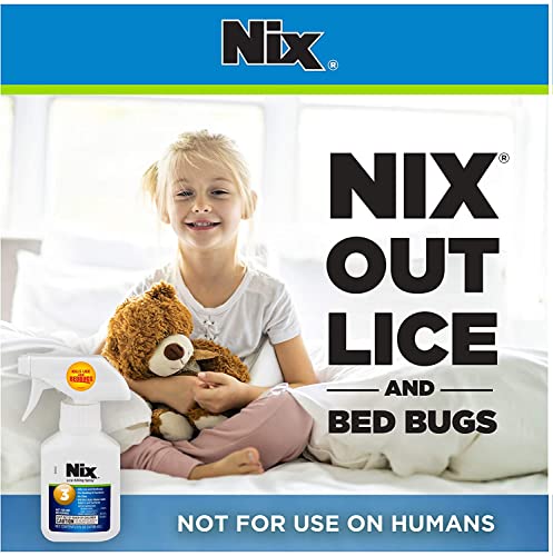 Nix Lice & Bed Bug Killing Spray for Home, Bedding & Furniture, 5 fl oz (Pack of 3) M567