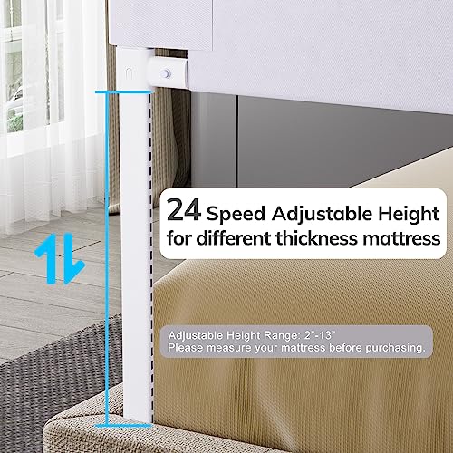 Toddler Bed Rail with Double Child Lock for Full Size Bed, 54" K256130