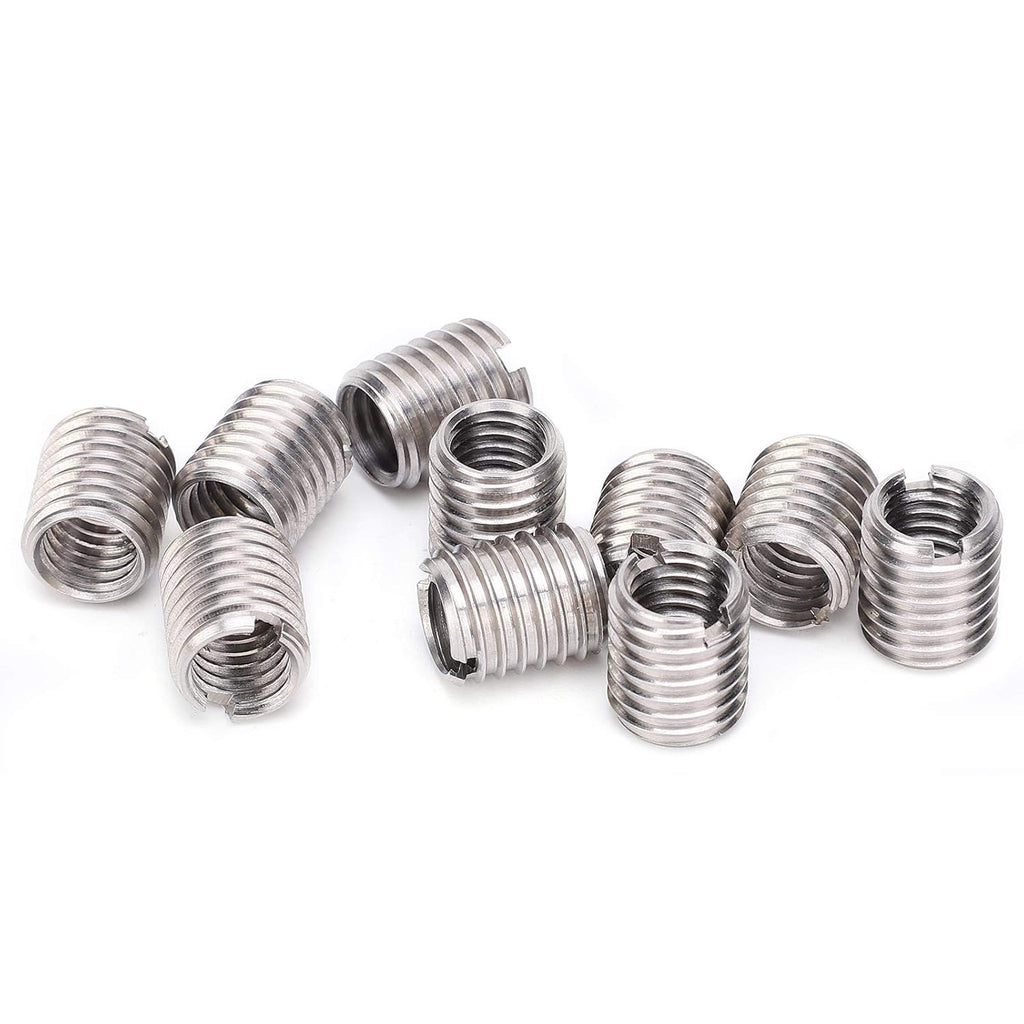 Wood Inserts Bolt 10Pcs Stainless Steel Hex Socket Furniture Screw Nut 20 x15mm K78545