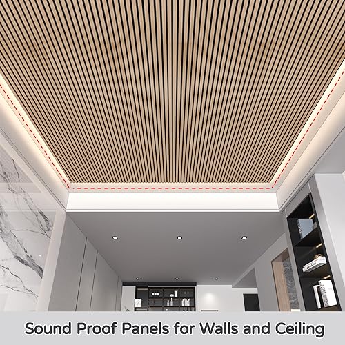 4 Pack Wood Wall Panels 47.2" x 23.6" 3D Fluted Teak P3747