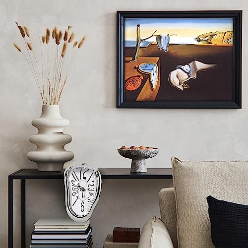 Melting Clock Salvador Dali Surreal Desk Decor D873946