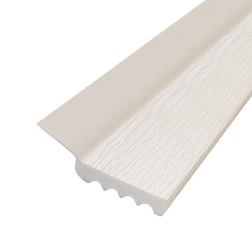 Randall Manufacturing V-37, 7-Feet Dual Vinyl Garage Door Seal for Top or Sides (Brown)