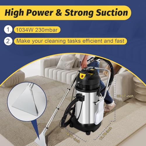 Portable Carpet Cleaning Machine for Pet Upholstery, 40L N1623