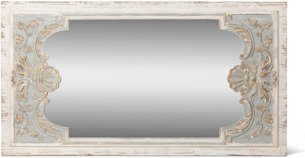 Park Hill Collection Country French Coquille Carved Wood Mirror