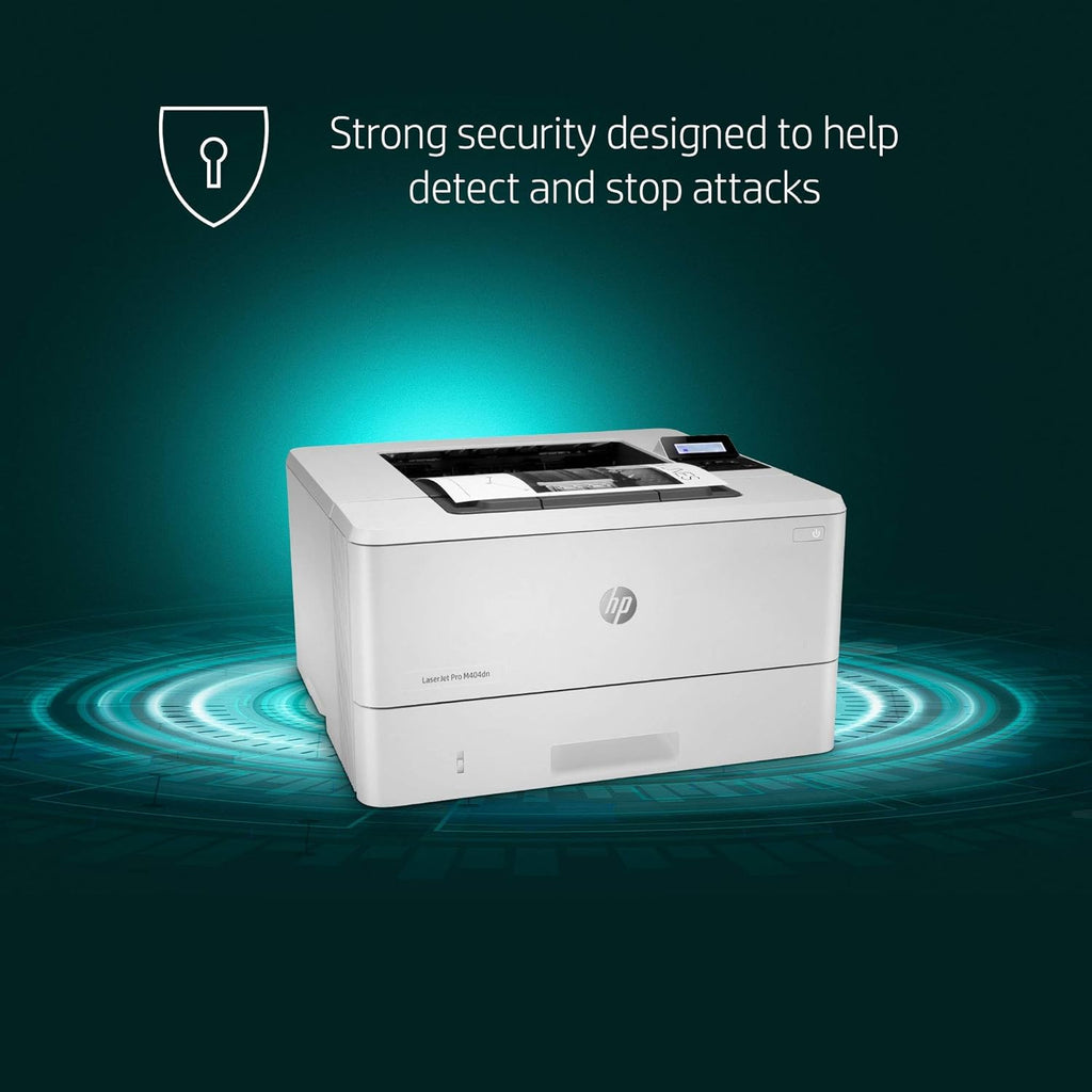 HP Laserjet Pro M404dn Monochrome Laser Printer with Ethernet & Double-Sided Printing (Renewed) V865834