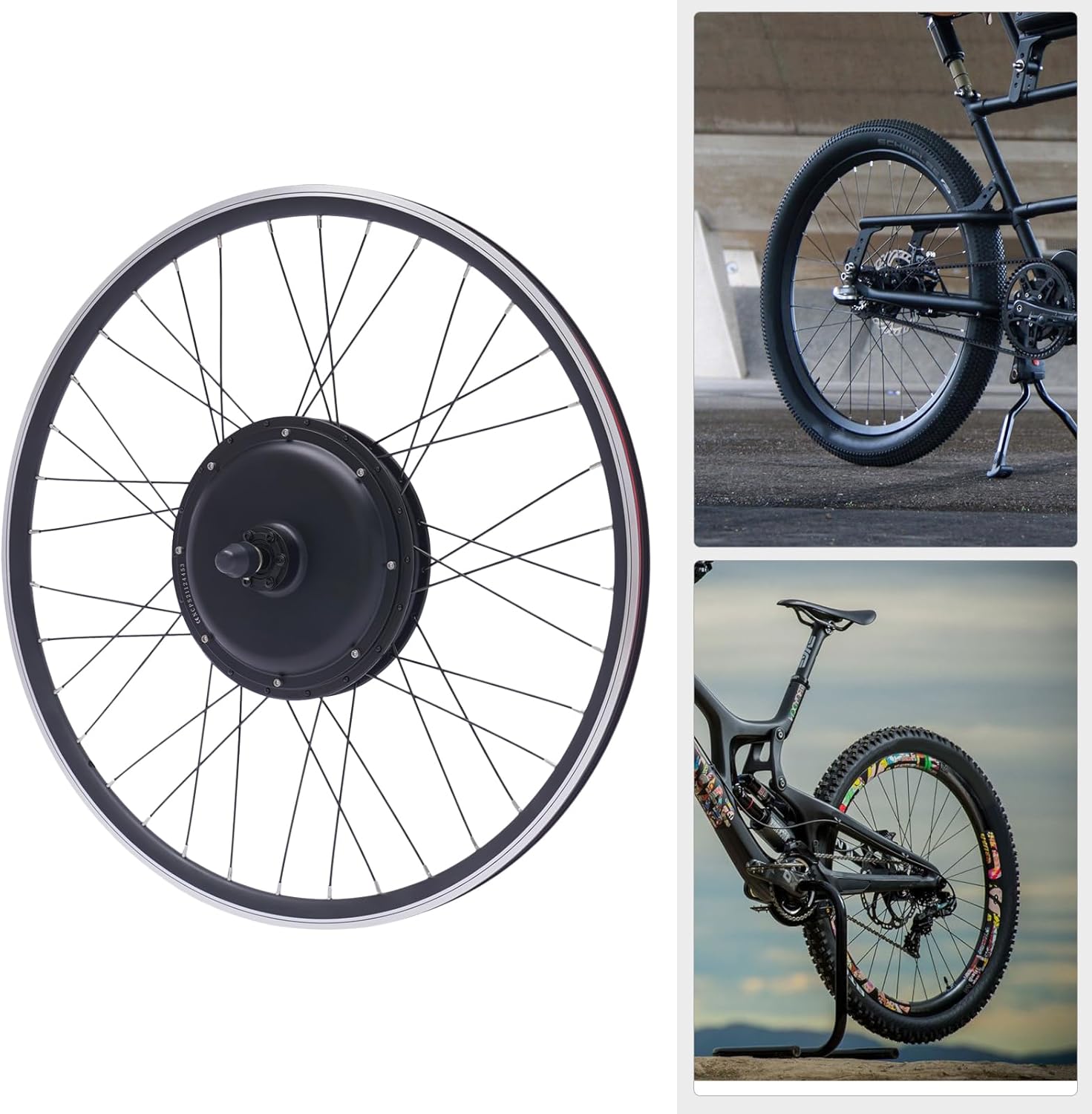 Lemoeyes 48V 1000W Electric Bicycle Rear Wheel Hub Motor Conversion Kit A67790