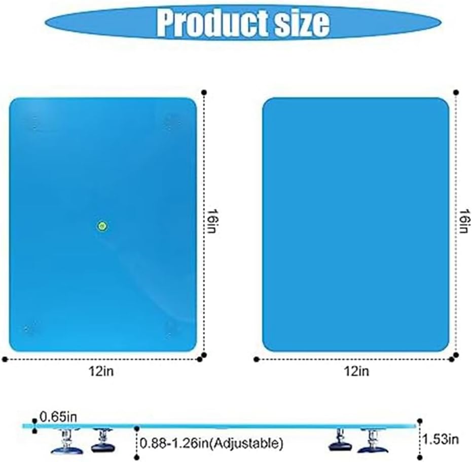 Resin Leveling Board for Epoxy Resin Crafts, Blue F71322